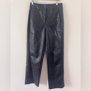 Women’s Aritzia Size 4 Wilfred Free Faux Leather Pant  Black